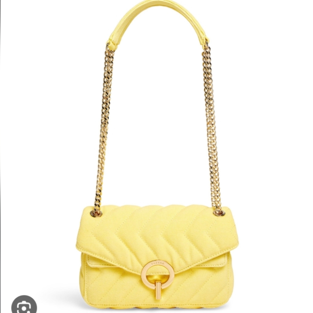 *sold* sandro yza yellow  bag, nwt, never even unpacked, excellent gift! Rare!